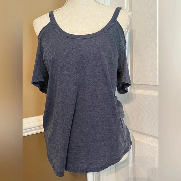 Altard state‎ Jean colored open shoulder tank - Picture 8 of 13